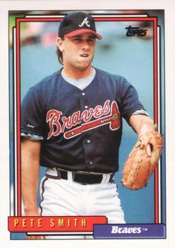 #226 Pete Smith - Atlanta Braves - 1992 Topps Baseball
