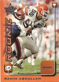 #226 Rahim Abdullah - Cleveland Browns - 1999 Leaf Rookies & Stars Football