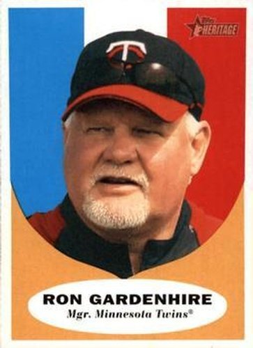 #226 Ron Gardenhire - Minnesota Twins - 2010 Topps Heritage Baseball