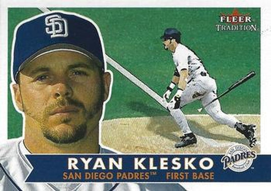 #226 Ryan Klesko - San Diego Padres - 2001 Fleer Tradition Baseball
