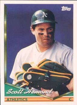#226 Scott Hemond - Oakland Athletics - 1994 Topps Baseball
