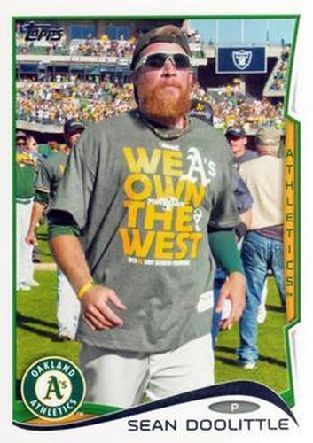 #226 Sean Doolittle - Oakland Athletics - 2014 Topps Baseball