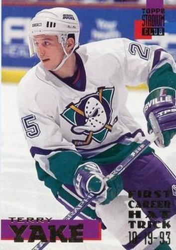 #226 Terry Yake - Anaheim Mighty Ducks - 1994-95 Stadium Club Hockey