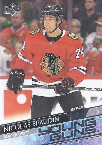 #226 Nicolas Beaudin - Chicago Blackhawks - 2020-21 Upper Deck Hockey