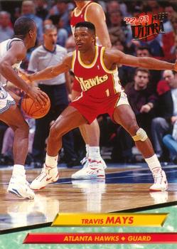 #226 Travis Mays - Atlanta Hawks - 1992-93 Ultra Basketball