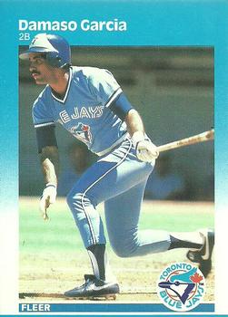 #226 Damaso Garcia - Toronto Blue Jays - 1987 Fleer Baseball