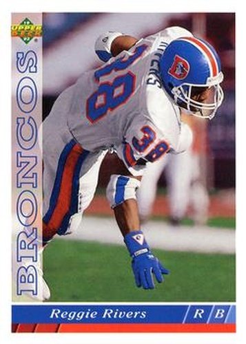 #226 Reggie Rivers - Denver Broncos - 1993 Upper Deck Football