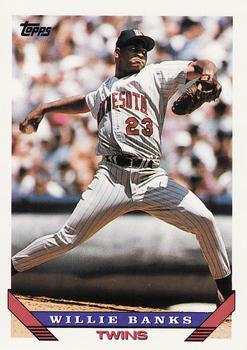 #226 Willie Banks - Minnesota Twins - 1993 Topps Baseball