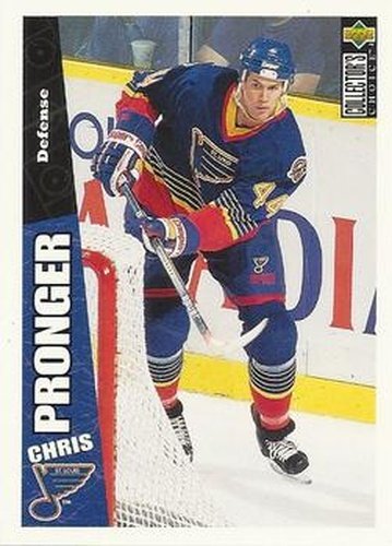 #226 Chris Pronger - St. Louis Blues - 1996-97 Collector's Choice Hockey