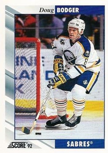 #226 Doug Bodger - Buffalo Sabres - 1992-93 Score USA Hockey