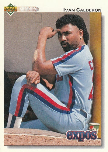 #226 Ivan Calderon - Montreal Expos - 1992 Upper Deck Baseball