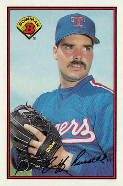 #226 Jeff Russell - Texas Rangers - 1989 Bowman Baseball
