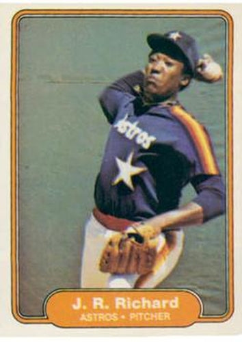 #226 J.R. Richard - Houston Astros - 1982 Fleer Baseball