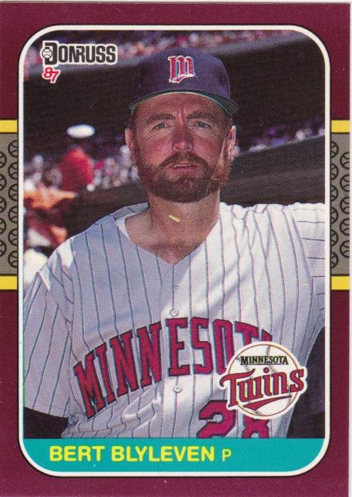 Bert Blyleven baseball card