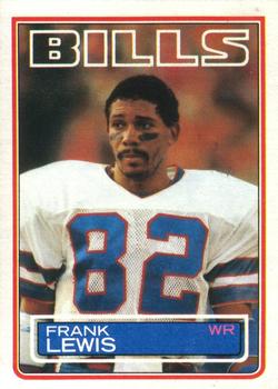 #226 Frank Lewis - Buffalo Bills - 1983 Topps Football