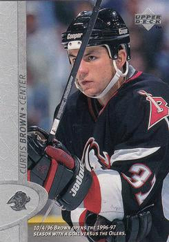 #226 Curtis Brown - Buffalo Sabres - 1996-97 Upper Deck Hockey