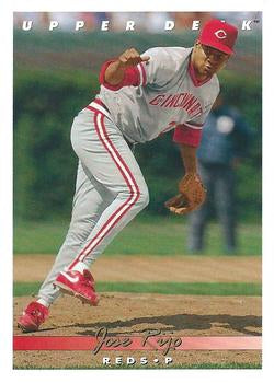 #226 Jose Rijo - Cincinnati Reds - 1993 Upper Deck Baseball