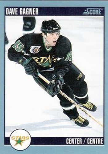 #227 Dave Gagner - Minnesota North Stars - 1992-93 Score Canadian Hockey