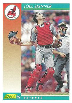 #227 Joel Skinner - Cleveland Indians - 1992 Score Baseball