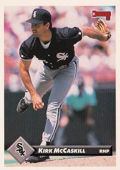 #227 Kirk McCaskill - Chicago White Sox - 1993 Donruss Baseball