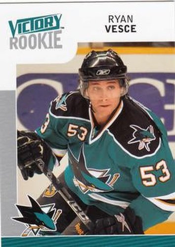 #227 Ryan Vesce - San Jose Sharks - 2009-10 Upper Deck Victory Hockey