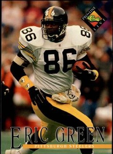 #227 Eric Green - Pittsburgh Steelers - 1994 Pro Line Live Football