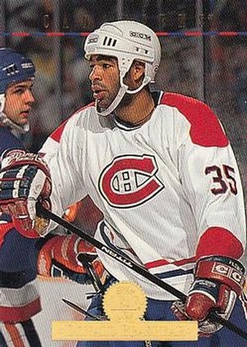 #227 Donald Brashear - Montreal Canadiens - 1994-95 Leaf Hockey