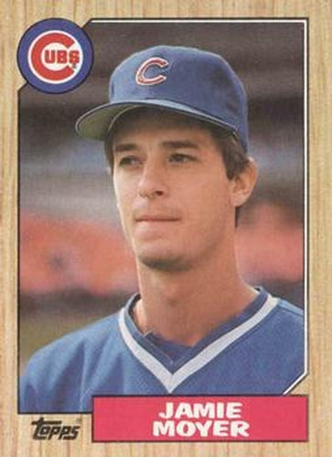 #227 Jamie Moyer - Chicago Cubs - 1987 Topps Baseball