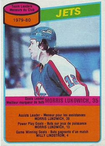 #227 Morris Lukowich - Winnipeg Jets - 1980-81 O-Pee-Chee Hockey