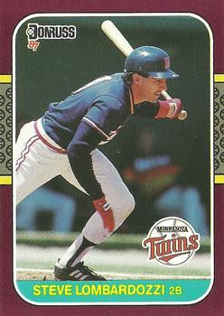 #227 Steve Lombardozzi - Minnesota Twins - 1987 Donruss Opening Day Baseball