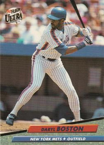 #227 Daryl Boston - New York Mets - 1992 Ultra Baseball