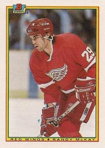#227 Randy McKay - Detroit Red Wings - 1990-91 Bowman Hockey