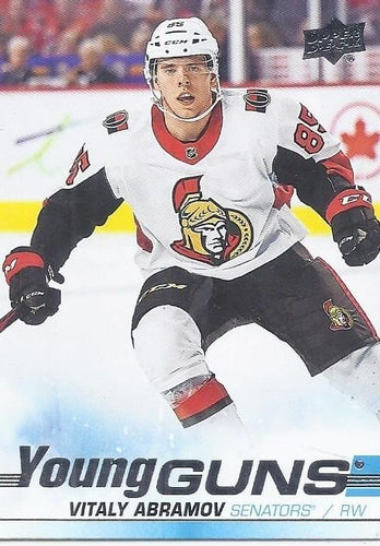 #227 Vitaly Abramov - Ottawa Senators - 2019-20 Upper Deck Hockey