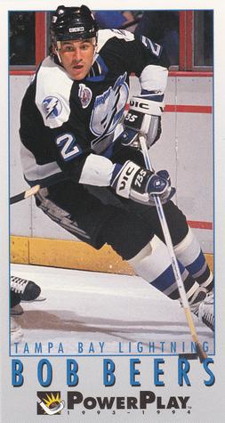 #227 Bob Beers - Tampa Bay Lightning - 1993-94 Fleer PowerPlay Hockey