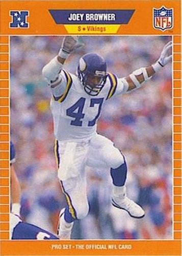 #227 Joey Browner - Minnesota Vikings - 1989 Pro Set Football