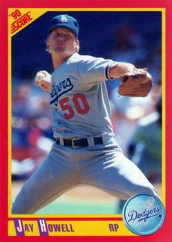 #227 Jay Howell - Los Angeles Dodgers - 1990 Score Baseball