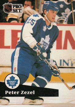 #227 Peter Zezel - 1991-92 Pro Set Hockey