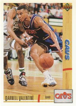 #227 Darnell Valentine - Cleveland Cavaliers - 1991-92 Upper Deck Basketball