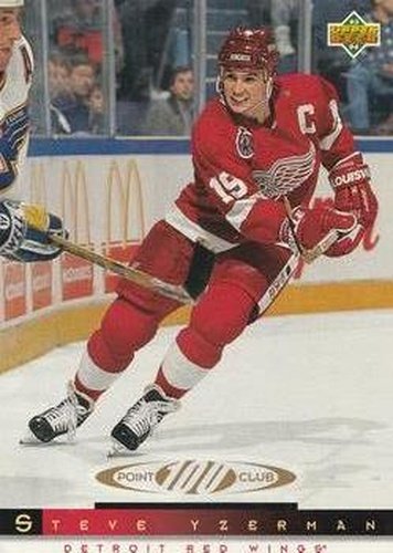 #227 Steve Yzerman - Detroit Red Wings - 1993-94 Upper Deck Hockey