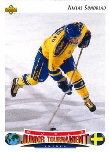 #227 Niklas Sundblad - Sweden - 1992-93 Upper Deck Hockey