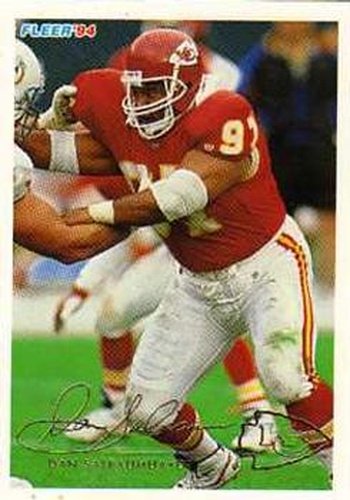 #227 Dan Saleaumua - Kansas City Chiefs - 1994 Fleer Football