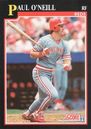 #227 Paul O'Neill - Cincinnati Reds - 1991 Score Baseball
