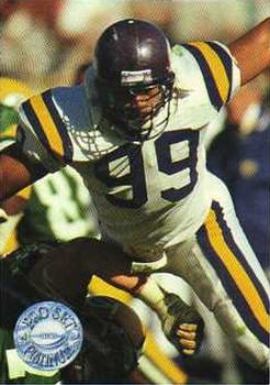 #227 Al Noga - Minnesota Vikings - 1991 Pro Set Platinum Football
