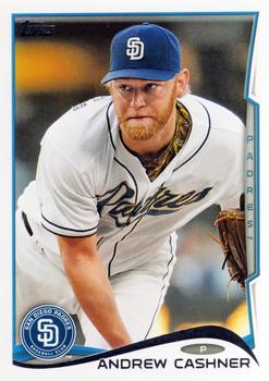 #227 Andrew Cashner - San Diego Padres - 2014 Topps Baseball