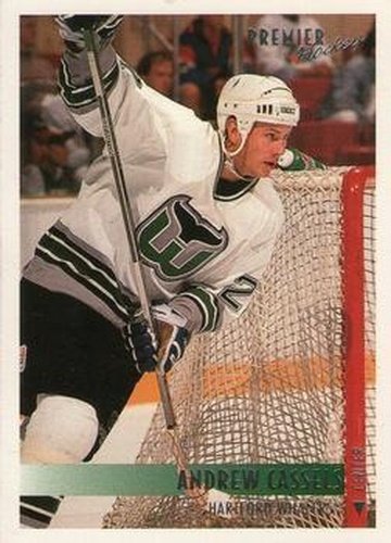 #227 Andrew Cassels - Hartford Whalers - 1994-95 Topps Premier Hockey