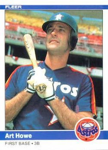 #227 Art Howe - Houston Astros - 1984 Fleer Baseball