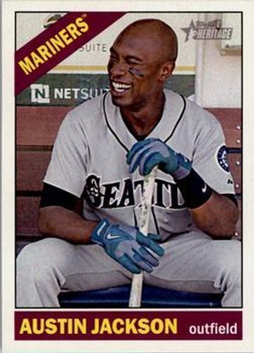 #227 Austin Jackson - Seattle Mariners - 2015 Topps Heritage Baseball