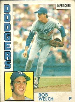 #227 Bob Welch - Los Angeles Dodgers - 1984 O-Pee-Chee Baseball