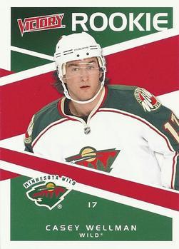 #227 Casey Wellman - Minnesota Wild - 2010-11 Upper Deck Victory Hockey