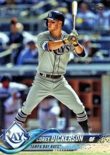 #227 Corey Dickerson - Tampa Bay Rays - 2018 Topps Baseball